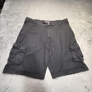 Wrangler Cargo Shorts Mens 38 GWS13BK Stretch Utility Pockets Outdoor Casual